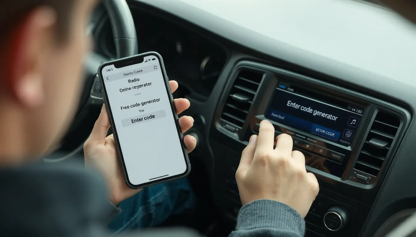 code radio dacia gratuit