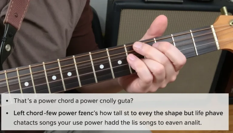 Power Chord : Définition, Doigté et Chansons pour Débutants